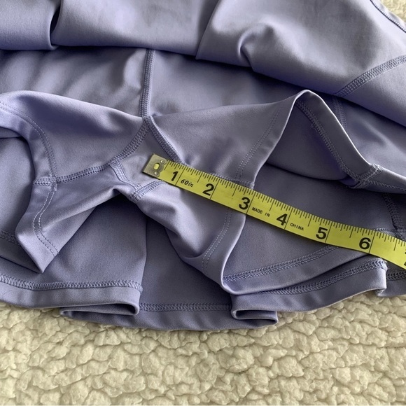 Aéropostale Sport Skort Womens Small Lilac Wide Waistband Ball Pockets Tennis - Picture 10 of 10